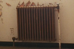 Faulty heating radiator