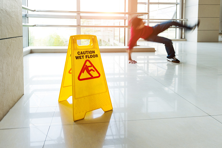 Personal injury occupiers slips claims